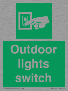 Outdoor lights switch